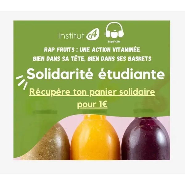 Rap fruits - Soutien aux étudiants en situation de précarité