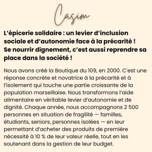 L' Épicerie sociale et solidaire du Jardin du 109